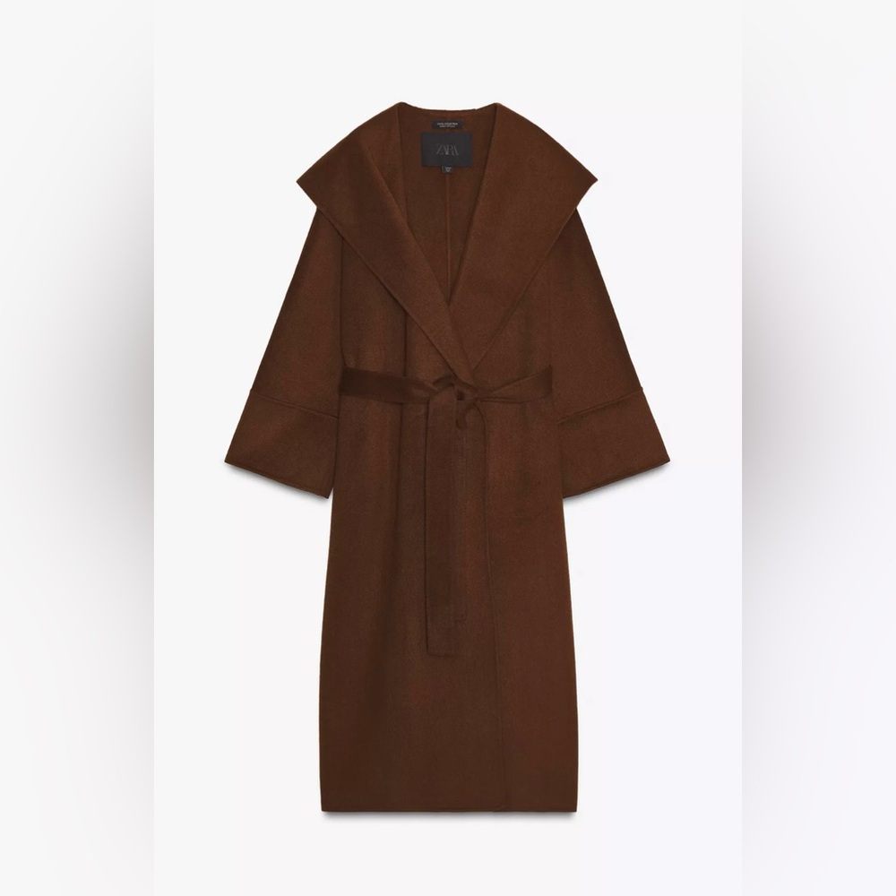 Wrap wool coat - Picture 4 of 5
